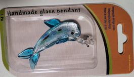 MuranoGlas Delfin Anhänger «NEU» *zug Tabea`s Delphintraum*